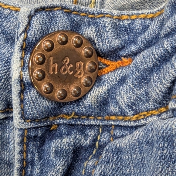 H & G size 11 juniors denim flare jeans - Picture 9 of 16